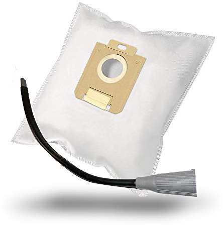 MisterVac | Compatible with Vacuum Cleaner Bags Replacement Bags 10 Pieces + Flex Nozzle Philips Expression FC8600/1 FC8601/1 FC8601/2