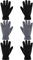 SATINIOR 3 Paar Kinder Fleece Handschuhe Winter Weiche warme Handschuhe für Jungen Outdoor Aktivitäten (Schwarz, Grau, 5-8 Jahre)