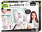 Lena 42334 - Handlettering Starter Set, Malset mit illustriertem Ringbuch, 4 Buchstaben Schablonen, 4 Stiften, 4 Stickerbögen und 4 Postkarten, Handschrift Schreibset, Kreativset für Kinder ab 8 Jahre