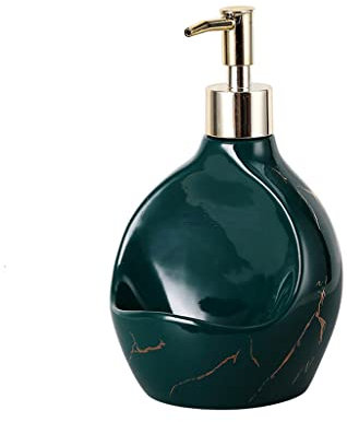 Jabonera Autodrenante Cerámica Drenaje Encimera jabonera plato lavabo baño de cocina jabón de cocina sanitizador de mano prensa Sub-embotellado de baños integrado. Jabonera Jabonera Guardar