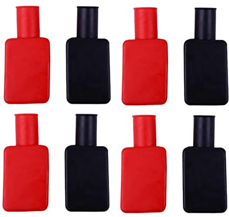 VICASKY 4pairs Battery Terminal Protectors Rubber Covers for Car Battery Terminals Protecting Posts Insulating Function