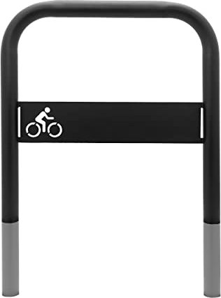 MORIA DESIGN Fahrradständer 110 x 80cm Fahrrad-LogoBodenparker für 2 Fahrräder | stabiler Fahrradhalter Boden für Fahrrad, Mountainbike | Fahrradanlehnbügel | galvanisiert, pulverbeschichtet