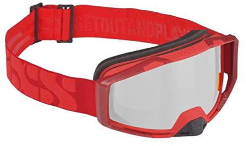 IXS Trigger Goggles Clear Lens rot/transparent