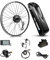 YOSE POWER Ebike Umbausatz 36V250W 26 Heckmoter Elektrofahrrad Conversion Kit 26'' für Steckritzel Cassette mit Integrierte Controller 36V13Ah Batterie