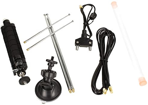 Impulsfoto Kit di antenne multiuso, Dipol Emfangs per VHF UHF FM, fino a 1,5 GHz, SDR, radio DAB/DAB+ FM, CB, radio amatoriale, ecc.