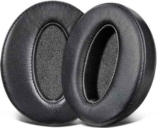SOULWIT Lambskin Ear Pads Cushions Replacement, Earpads for Sennheiser HD 4.50BT, HD 4.50BTNC, HD 4.50SE, HD 4.40BT, HD 4.30G, HD 4.20S, HD 458BT, HD 450, HD 450BT, HD 400S, HD 350BT - HD4.50 LS Black