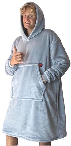 Glovii Heated ultra soft poncho with USB connection, works with any 2A powerbank