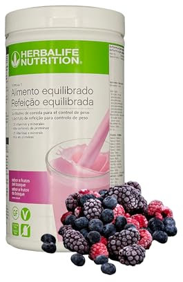 HerbalifeNutrition Formula 1 Frutos del Bosque - Batido Proteinas - Batidos Sustitutivos de Comida para Adelgazar - Alimento Equilibrado Apto para Veganos 550g (550g, Frutos del Bosque)
