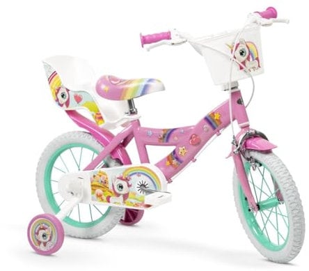 TOIMSA Unisex-Jugendliche 85-14219_8422084142193 Einhorn-Fahrrad, 35,6 cm (14 Zoll), 4/6 Jahre