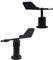 Station météo avec pluviomètre Capteur de vent mètre de vent tout-en-un 360 capteur de direction du vent Station météo extérieure surveillance anémomètre girouette Sans fil Intérieur Extérieur(Size:4)