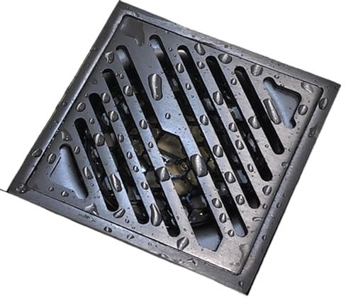 EKalgretrA bodenablauf Edelstahl Mattgrauer Duschablauf Edelstahl-Bodenablauf Küche Balkon Badezimmer Deodorant Ablauf 100mm Bodenablauf Zubehör(10x10cm-01)