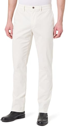 Tommy Hilfiger Herren Chino, Weiß (elfenbeinfarbene Seide), 30 W/32 L