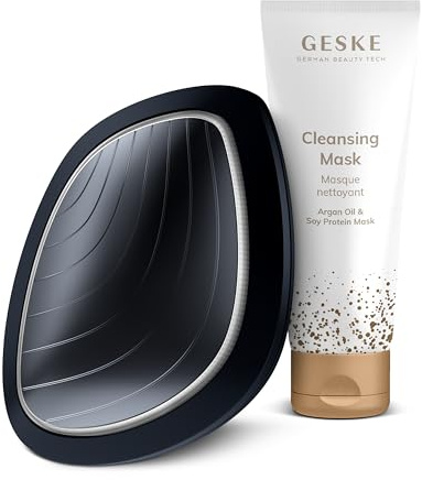 GESKE | SmartAppGuided™ Sonic Warm & Cool Mask | 9 in 1 + GESKE Cleansing Mask | Set mit passender Kosmetik-Zugabe | Beauty-Bundle