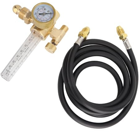 Argon Regulator, Welding Gas Regulators High Accuracy Meter Gas Regulator Argon Pressure Regulator Mig Welder Gas Regulator for Welding Cutting