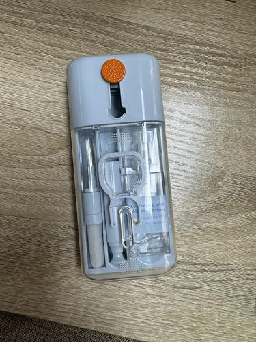 CleaniKu Tastatur Reinigungsset, 12 in 1 Laptop Reinigungsset, Tastatur Reiniger Reinigung, Screen Keyboard Cleaner mit Bürste, Tastaturreiniger für iPhone, Handy, MacBook, PC, Computer, Kamera, Blau