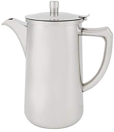 HAOHIZE Jarra térmica grande de acero inoxidable, 2 L, multiusos, de acero inoxidable, taza de hervidor de agua, jarra de agua, recipiente de jugo para el hogar, restaurante, cafetería