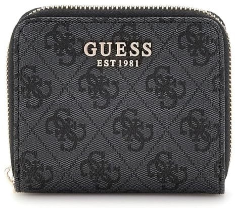 GUESS Laurel SLG Small Zip Around S Coal Logo