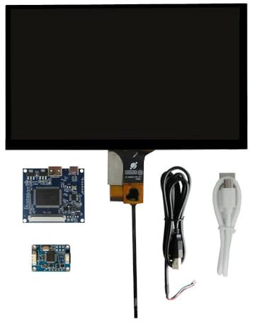 Pantalla auxiliar para computadora Raspberry Pi Orange Pi de 9 pulgadas, pantalla auxiliar, monitor portátil, pantalla LCD, placa de control del conductor, digitalizador, pantalla táctil USB