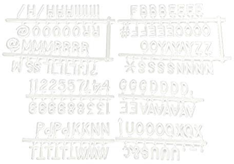 Kunststoff-Buchstabentafel, Nachrichtenschild, Heimdekoration, für Wandmontage, Szene, DIY-Buchstabentafel (Weißer Rahmen)