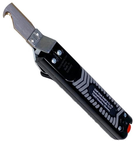 Würth AM280 Abisolierer 8-28mm Kabelmesser Entmantler mit Titan Nitrid beschichteter Hakenklinge Kabelentmantler 07144101
