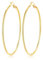 JEMARA Gold Hoop Earrings for Women Hypoallergenic Stainless Steel Large Thin Gold Hoop Earrings Lightweight Big Hoops Aretes de Acero Inoxidable para Mujer