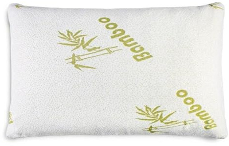 Towelbay Bamboo Memory Foam Layered Pillow Antibacterial & Hypoallergenic Pain Relief Shoulder Support Comfortable Sleeping Bed Pillows