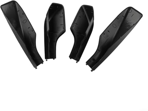 HpLive Dachgepäckträger Endkappen Schwarz ABS Für Toyota RAV4 XA20 2001-2006 Ersatzteil Dachreling Abdeckung Kompatibel Mit Erhöhten Schienen 4 Stück Set