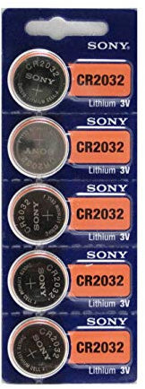 Sony CR2032 3V Lithium Cell Battery (5Pcs per Pack)