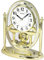 Rhythm 7609/9 Wanduhr Quarz mit Pendel, Gehäuse goldfarben
