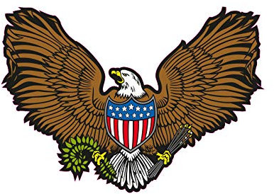 1 x Aufkleber Präsidenten Adler President USA New York Big Apple Vogel Sticker