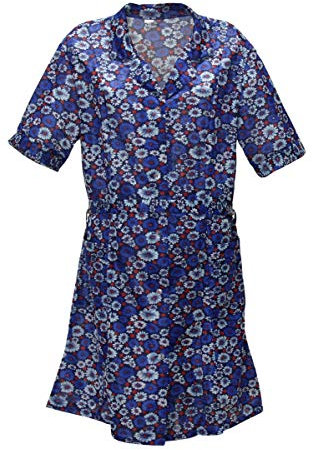 Kittel Schürze Kittelschürze mit 1/4 Arm Dederon Polyester, Farbe:Dessin 1, Größe:44