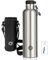 FEIJIAN Borraccia Termica in Acciaio Inox 750ml/1L + Zaino, Facile da pulire, Bottiglia Termica Senza Perdite - Senza BPA Borracce, per Scuola, Sport, Campeggio, Yoga, Palestra