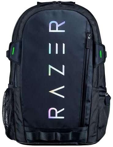 Razer Rogue V3 Backpack (15.6) - Compact Travel backpack (Compartment for Laptop up to 16 Inches, Abrasion Resistant) Chromatic Edition