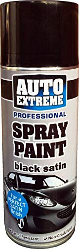H-Z AX Spray Paint Black Satin Glitter Lacquer Pink Gloss Matt Car 400ml -(1929) (1 Spray Can)