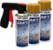 Felgenlack Lack Spray Car's Dupli Color 385902 Gold 3 X 400 ml mit Pistolengriff