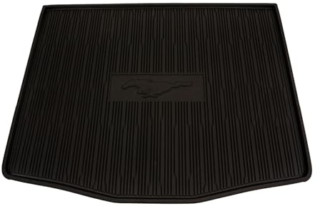 Original Ford Mustang Mach -E 2020-Aktuell Gepäckraumwanne, Schwarz, Mit Mustang Logo