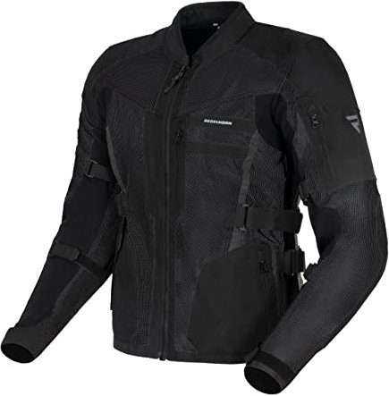 REBELHORN Scandal II Motorradjacke Herren | Textile | Ellbogen und Schulterprotektoren | Große Mesh-Einsätze | Doppel und Dreifachnähte | Reflektierende Elemente