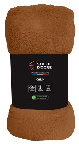 Soleil d'ocre, Couverture Flanell 180x220 cm Calin Terra