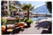 Posterlounge Kleines Café in Limone am Gardasee Leinwandbild 100 x 70 cm Architektur Wanddeko