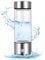 Hydrogen Water Bottle 420ml Rechargeable Portable Hydrogen Water Generator Glass Water Ionizer Machine with SPE and PEM Technology for Home Travel Office Fitness Drinking