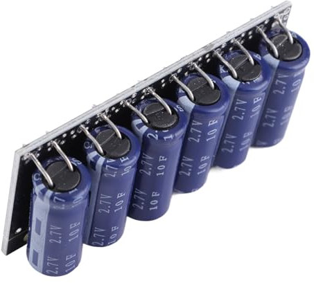 16V 1F 2F Kondensatormodul mit Schutzplatine, 2,7V 10F Mehrzweck-Superkondensatoren, Zuverlässige Standby-Stromversorgung