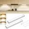 ALUSSO LED Under Cabinet Lights with Motion Sensor, Brightness and Color Temperature Control (3000K/4000K/6500K) Closet Lights, 30cm USB Rechargeable Night Light for Stairs, Bedroom, Set of 2