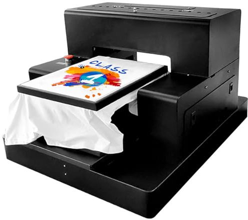 A3 DTG A3L805 Flachbett Automatischer Drucker mit L805 Druckkopf, T-Shirt Multifunktionsdrucker, 42 * 30CM, 1440 * 1440DPI, Direktdruck/Transferdruck für den Stoffdruck