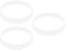 Qusedwey 3PCS Seal Spare Seal Spare Part Compatible for 6/7 Fins Blade Blender Mixer (Ø 10cm)