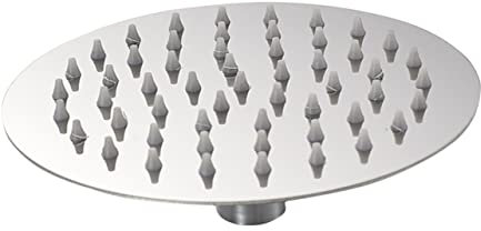 VILLCASE Cabezal De Ducha Redondo De Inoxidable Rociador De Lluvia De Alta Presión Ultra Instalación Para Baños Modernos, Ultra Delgado, Ajustable 360 Grados