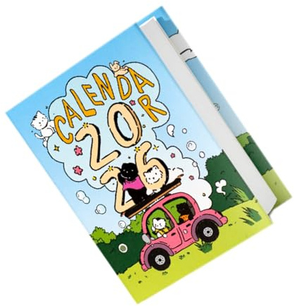Calendario giornaliero 2026, 372 fogli, calendario strappabile, sfoderato, per promemoria e gestione degli orari, nota adesiva