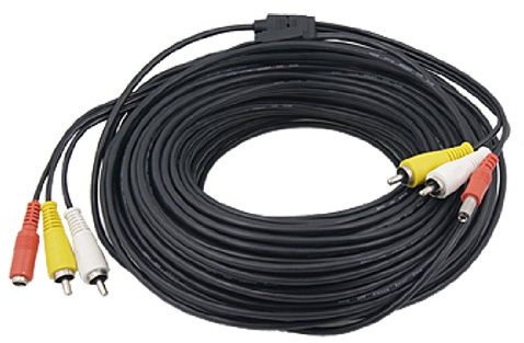 sourcing map Câble Audio/vidéo RCA pour caméra de vidéosurveillance