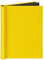 VELOFLEX 4944310 - Klemmbinder DIN A4 Velocolor, mit Leinenstruktur, Füllmenge max. 150 Blatt, gelb, 1 Stück