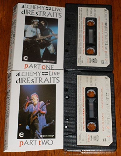 DIRE STRAITS. ALCHEMY LIVE. ORIGINAL 1984 11 TRACK CHROME AUDIO TAPE SET WITH PAPER LABELS.