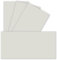 25 Einzel-Karten DIN Lang - 9,9 x 21 cm - 240 g/m² - Hellgrau - Bastelpapier - Tonkarton - Ideal zum bedrucken für Grußkarten und Einladungen